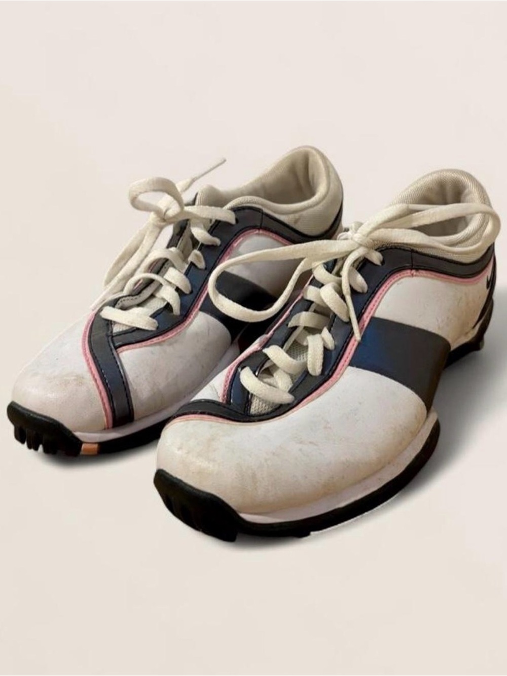 Nike Air Tac Women’s Golf Shoes White, Pink Soft Spikes